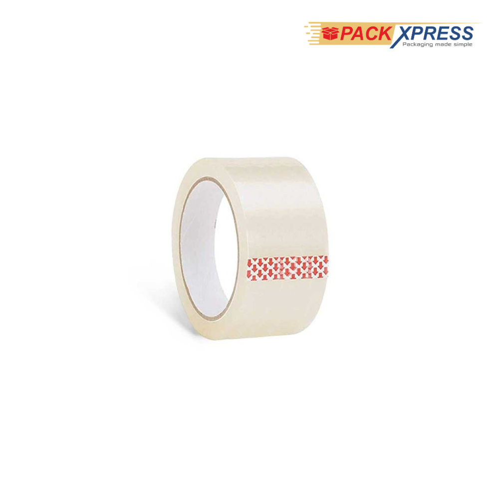 PackXpress Transparent BOPP Packing Tape 2 Inch × 65 Meter | Strong Adhesive Carton Sealing Tape for Packaging & Shipping