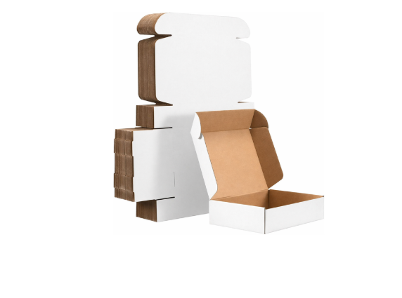 White Flap Box